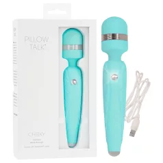   Pillow Talk Cheeky Wand - masažer vibrator na punjenje - tirkizna