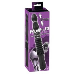 You2Toys - Push it - punjivi analni vibrator (crni)
