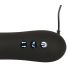 You2Toys - Push it - punjivi analni vibrator s potiskivanjem (crna)