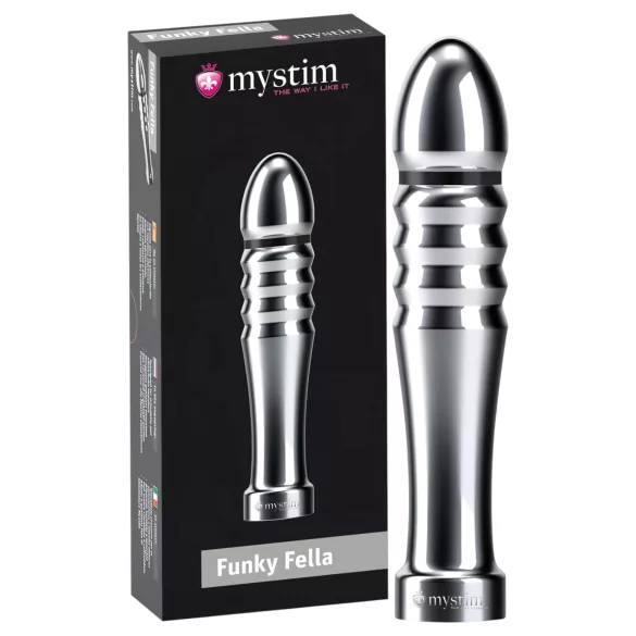 mystim Funky Fella - rebrasti elektro dildo