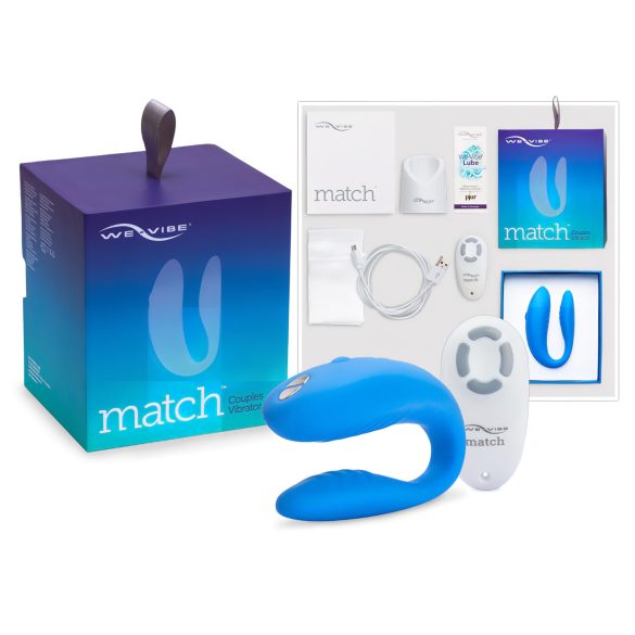 We-Vibe Match - vodootporni, punjivi par vibrator (plavi)