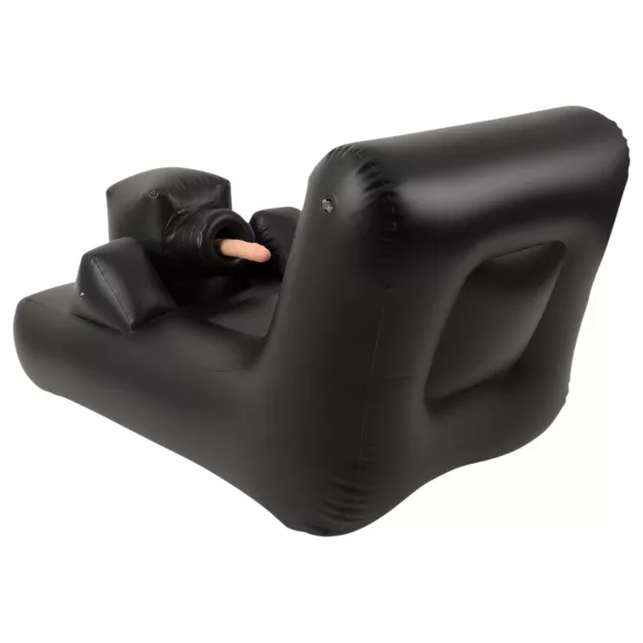 Dark Magic - električni seksualni stroj s krevetom (crna)