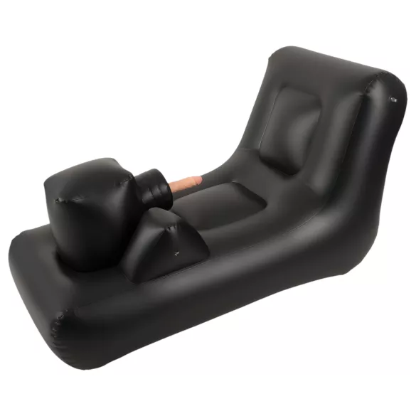 Dark Magic - električni seksualni stroj s krevetom (crna)