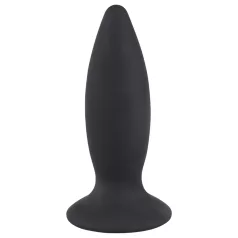   Black Velvets - analni vibrator za početnike na punjenje - mali - crni