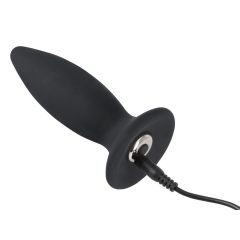   Black Velvet S - analni vibrator na baterije, početnički - mali (crni)