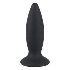   Black Velvet M - punjivi, srednji analni vibrator - normalan (crni)