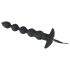 Black Velvet - 5 kuglica analni vibrator (crni)