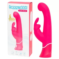   Happyrabbit - Vibrator za G-točku i klitoris - vodootporan silikon roza