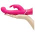 Happyrabbit G-spot - vodootporni vibrator s klitoris stimulatorom (roza)