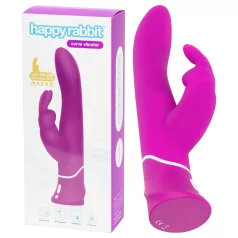   Happyrabbit Curve - vibrator za stimulaciju klitorisa - vodootporan - ljubičasti