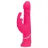 Happyrabbit Thrusting - vibrator za g-točku i klitoris s baterijom - rozi