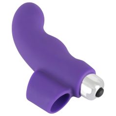   SMILE Finger - valoviti silikonski prstni vibrator (ljubičasti)