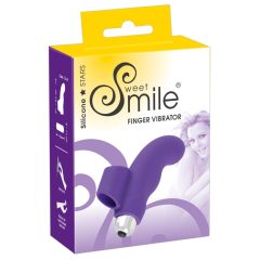   SMILE Finger - valoviti, silikonski vibrator za prste (ljubičasti)