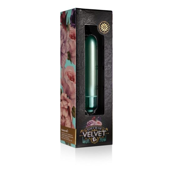 Touch of Velvet - mini vibrator za ruževe (10 ritmova) - zeleni