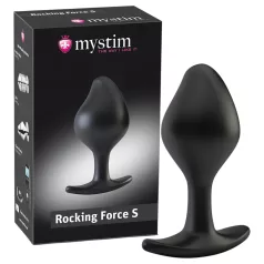 mystim Rocking Force S - elektro analni čep - mali (crni)