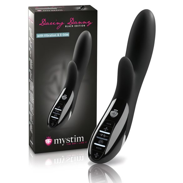 mystim Daring Danny - elektro-stimulacijski vibrator (crni)
