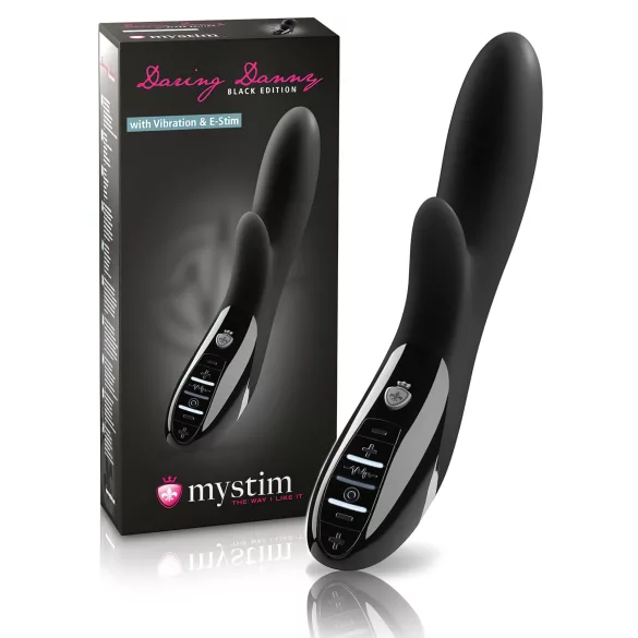 mystim Daring Danny - elektro stimulirajući vibrator (crni)