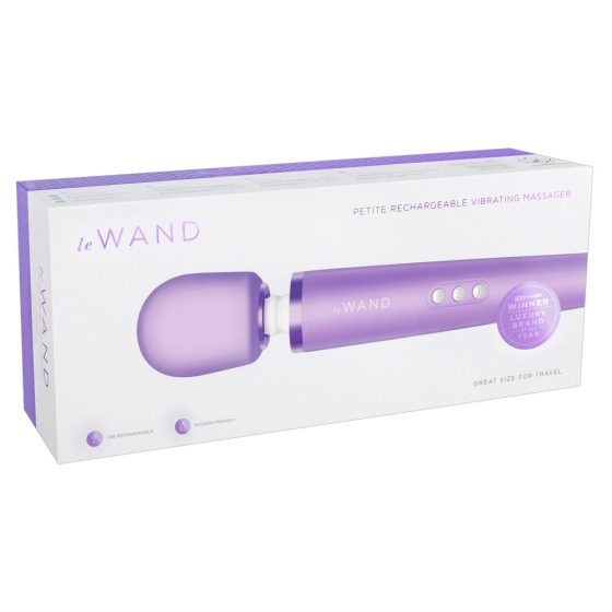 Le Wand Petite - ekskluzivni vibrator za masažu na baterije (ljubičasti)