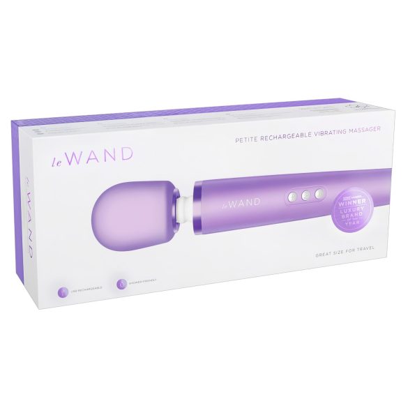 Le Wand Petite - ekskluzivni, akumulatorski masažer vibrator (ljubičasti)