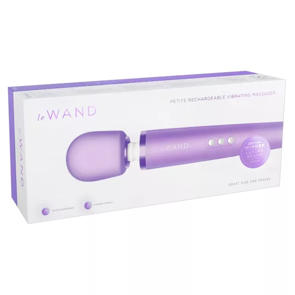 Le Wand Petite - masažer vibrator na baterije - ljubičasta