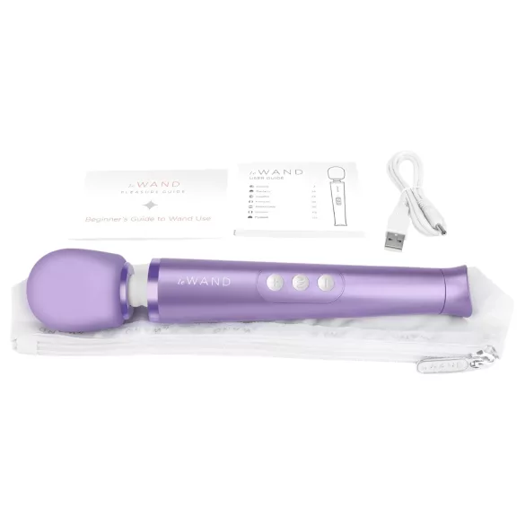 Le Wand Petite - masažer vibrator na baterije - ljubičasta