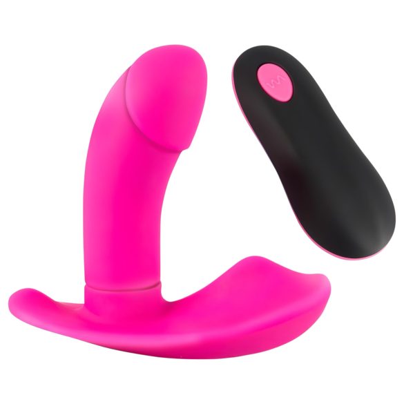 SMILE gaćice - bežični privjesni vibrator na baterije (ružičasta)