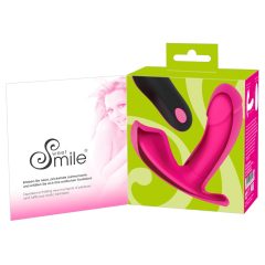   SMILE Panty - punjivi vibrator koji se može priključiti na radio (ružičasti)