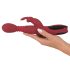 You2Toys masažer - rotirajući, grijući G-točka vibrator (crveni)