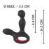 You2Toys Masažer - rotirajući, zagrijavajući vibrator za prostatu (crni)