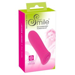   SMILE Power Bullett - punjivi, ekstra jaki mali štapni vibrator (ružičasti)