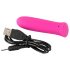 SMILE Power Bullet - snažan punjivi mini vibrator (pink)