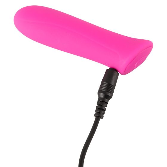 SMILE Power Bullett - punjivi, ekstra jaki mali štapni vibrator (ružičasti)