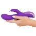 SMILE Rotirajući Turbo - vibrator s okretnom ručkom (ljubičasti)