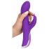SMILE Rotirajući Turbo - vibrator s okretnom ručkom (ljubičasti)