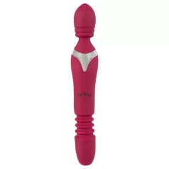 Javida Thrusting - 3u1 masažni vibrator (crveni)