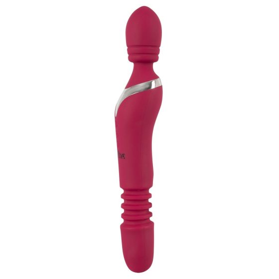 Javida Thrusting - 3u1 vibrator za masažu (crveni)