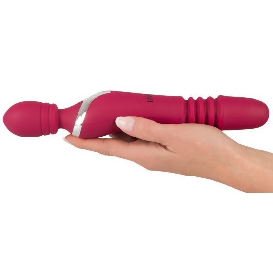 Javida Thrusting - 3u1 vibrator za masažu (crveni)