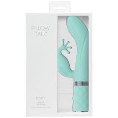   Pillow Talk Kinky - vibrator G-točke s dvije točke na baterije (tirkizna)