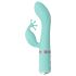 Pillow Talk Kinky - punjivi G-točka vibrator s 2 motora (tirkizni)