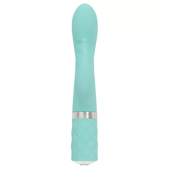 Pillow Talk Kinky - akumulatorski G-točka vibrator s 2 motora (tirkizni)