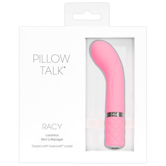 Pillow Talk Racy - punjivi vibrator za usku G-točku (ružičasti)