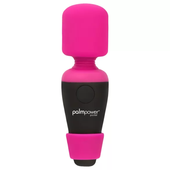PalmPower Pocket Wand - mini masažer vibrator - pink-crna