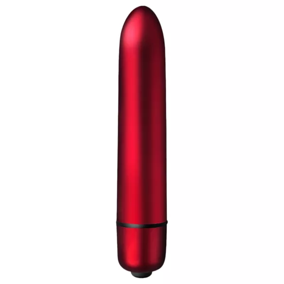 Scarlet Velvet - mini vibrator u obliku ruža - 10 funkcija - crveni