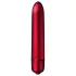 Scarlet Velvet - mini vibrator u obliku ruža - 10 funkcija - crveni