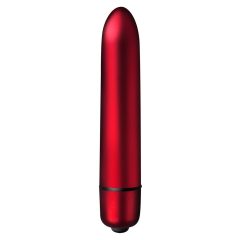   Scarlet Velvet - mini vibrator za ruževe (10 ritmova) - crveni