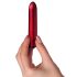 Scarlet Velvet - mini ruž vibrator (10 ritmova) - crvena