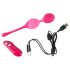 SMILE Ljubavne kuglice - radio vibracijsko jaje -82g (pink)