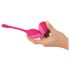 SMILE Ljubavne kuglice - radio vibracijsko jaje -82g (pink)