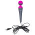 PalmPower Wand - masažer s powerbankom (ružičasto-sivo)
