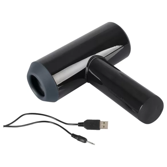 Rebel - masturbator na baterije - pokret gore-dolje - vibrirajući - crni